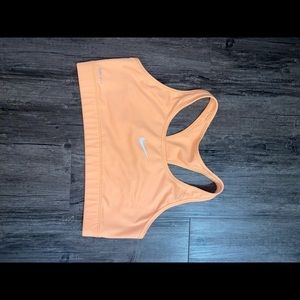Peach Nike Sports Bra